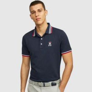 Psycho Bunny Men's Woburn Sports Polo - Navy XL